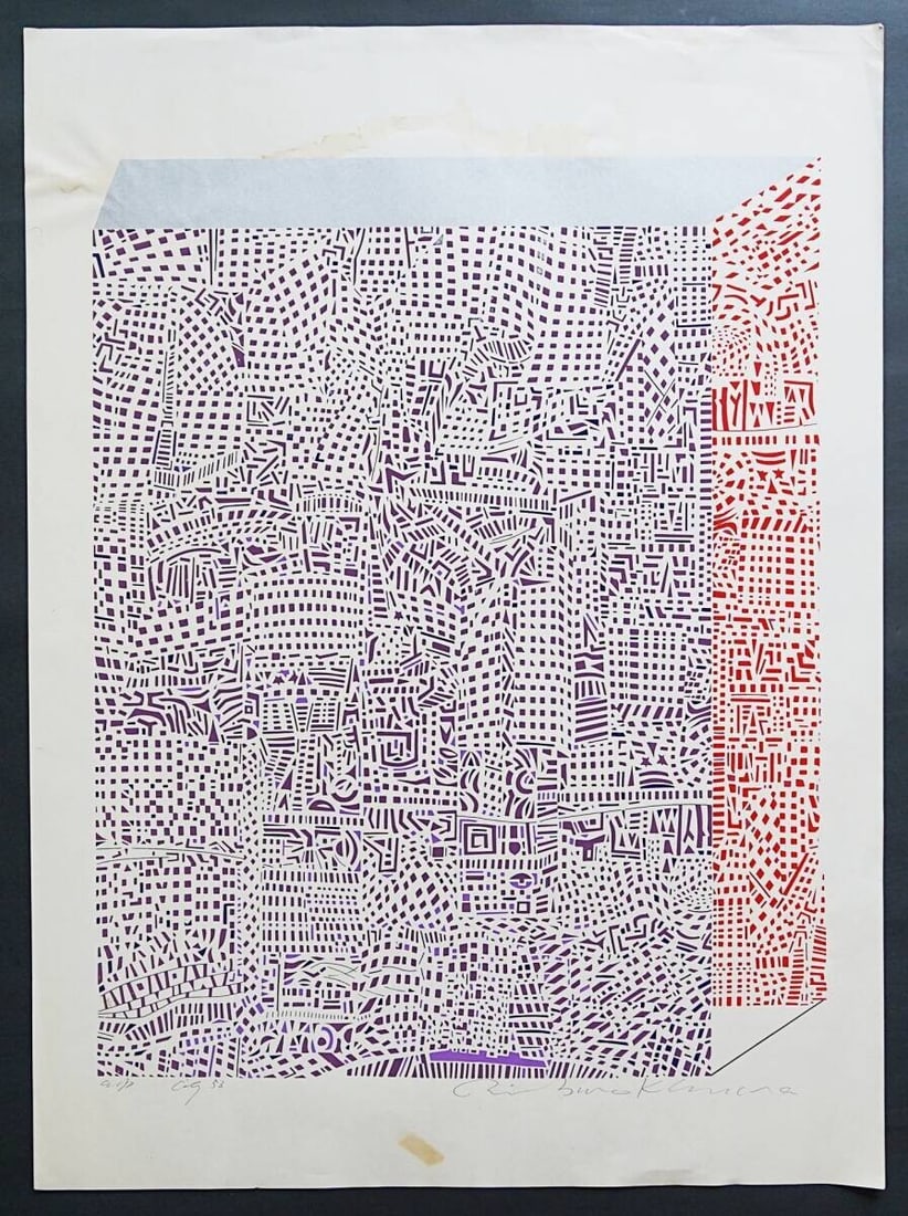 Kimura Signed Original Serigraph Screenprint CITY-53 Edition AP: Kimura Signed Original Serigraph Screenprint CITY-53 Edition AP Item Specifics: Artist: Risaburo Kimura Unit Of Sale: Single Piece Signed By: Risaburo Kimura Image Orientation: Portrait Size: Large Si