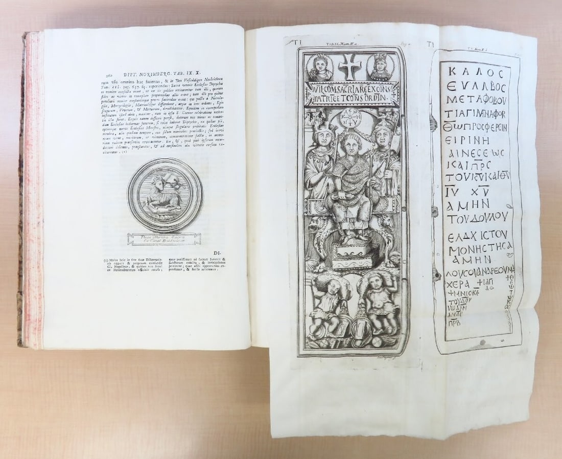 Francesco Gori Thesaurus veterum diptychorum Engravings 1759 Antonio 1st (1 of 10)