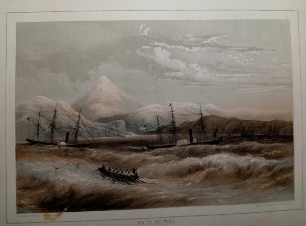 Black Ships Japan Art Commodore Perry 1856 Odawara Bay Lithograph: Black Ships Japan Art Commodore Perry 1856 Odawara Bay Lithograph Item Specifics: Artist: Wilhelm Heine (Expedition Artist) Subject: Odawara Bay and Black Ships Material: Paper Style: Japanese Size: 1
