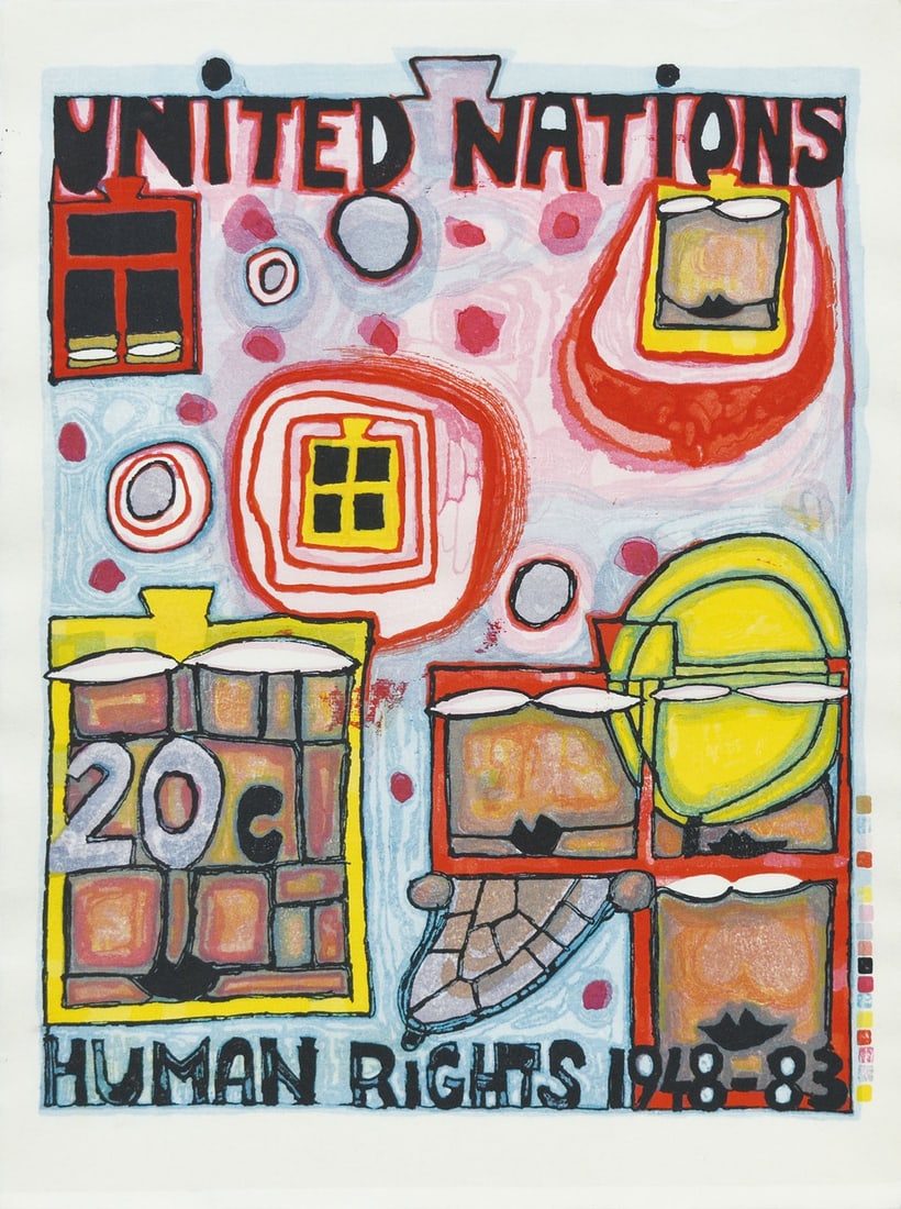 Woodblock Print 57x42 5cm Art Japanese 57x42 5cm Friedensreich Hundertwasser: Woodblock Print 57x42 5cm Art Japanese 57x42 5cm Friedensreich Hundertwasser Item Specifics: Artist: Friedensreich Hundertwasser Subject: Abstract / Modern Art Material: Paper Woodblock Ink Style: Jap