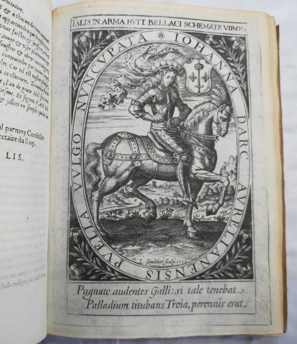 Joan of Arc 1612 First Edition Lorraine Illustrated Leonard Gaultier Vellum (1 of 11)