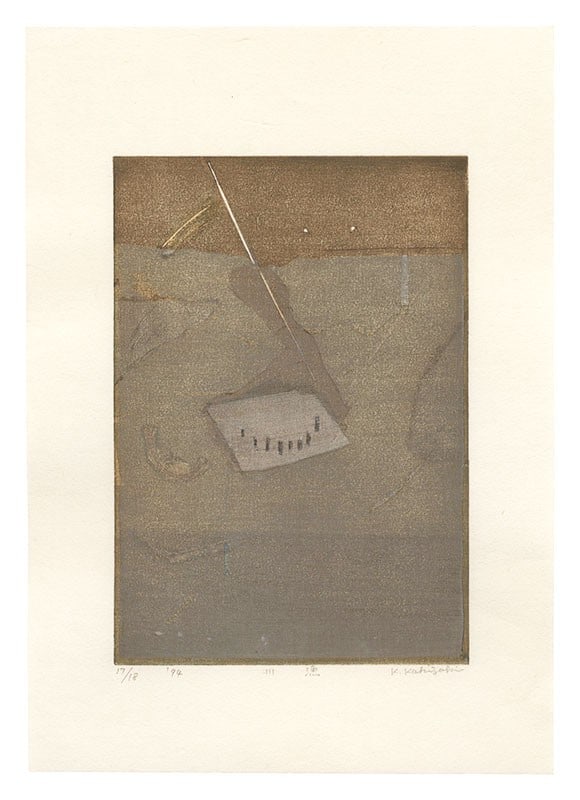 Woodblock Print Signed River Fishing 1994 Limited Edition: Woodblock Print Signed River Fishing 1994 Limited Edition Item Specifics: Artist: Kakizaki Kizashi Subject: River Fishing Material: Paper Style: Japanese Size: 21.4 x 15 cm Year Of Production: 1994 Pr