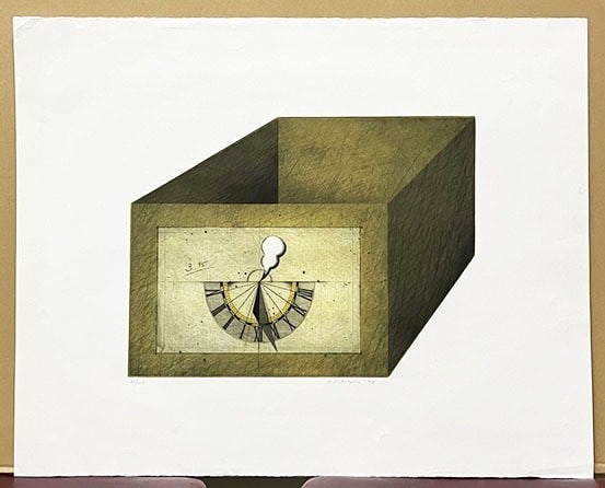 Color Etching Aquatint 69/ 100 Signed 1970 Friedrich Meckseper Kasten (1 of 10)