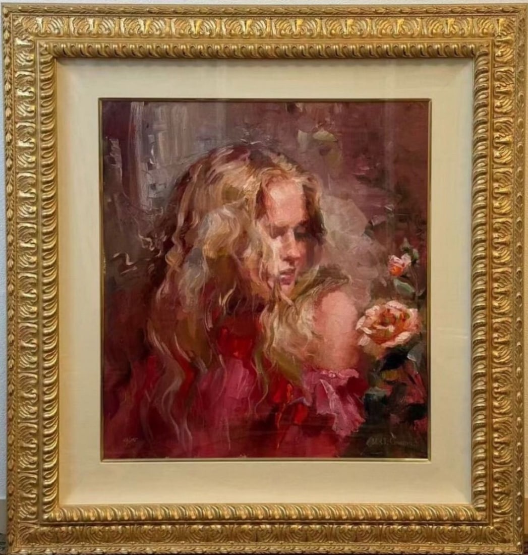 Hand Signed Gicle Rose on Michael Garmash Beauty Canvas 48/ 295 Framed: Hand Signed Gicle Rose on Michael Garmash Beauty Canvas 48/ 295 Framed Item Specifics: Unit Of Sale: Single Piece Artist: Michael Garmash Signed By: Michael Garmash Image Orientation: Portrait Size: L