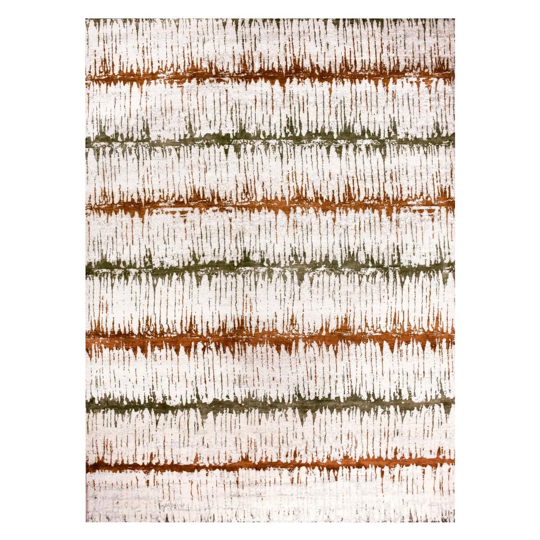 8'10"x11'10" Orange Cardiac Design Pure Silk and Wool Hand Knotted Rug: 8'10"x11'10" Orange Cardiac Design Pure Silk and Wool Hand Knotted Rug This stunning 8'10"x11'10" orange hand-knotted rug boasts a vibrant orange field with a unique Oriental design, adding a pop of c