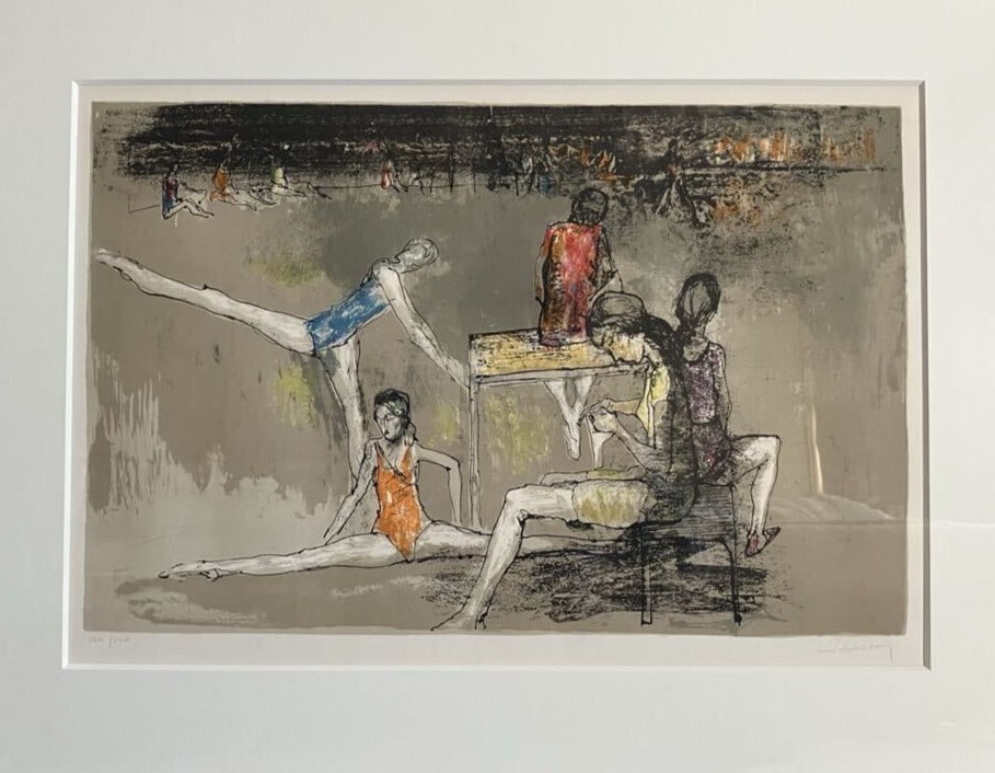 French Art Lithograph Signed Framed Jean Jansem Ballerina: French Art Lithograph Signed Framed Jean Jansem Ballerina Item Specifics: Artist: Jean Jansem Unit Of Sale: Single Piece Signed By: Jean Jansem Image Orientation: Landscape Size: Medium Signed: Yes Ma