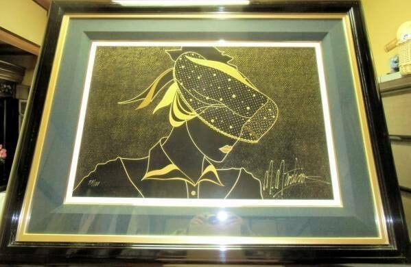 Martiros Manoukian Mixed Media Art ED100 "belle woman" Signed COA Framed (1 of 8)