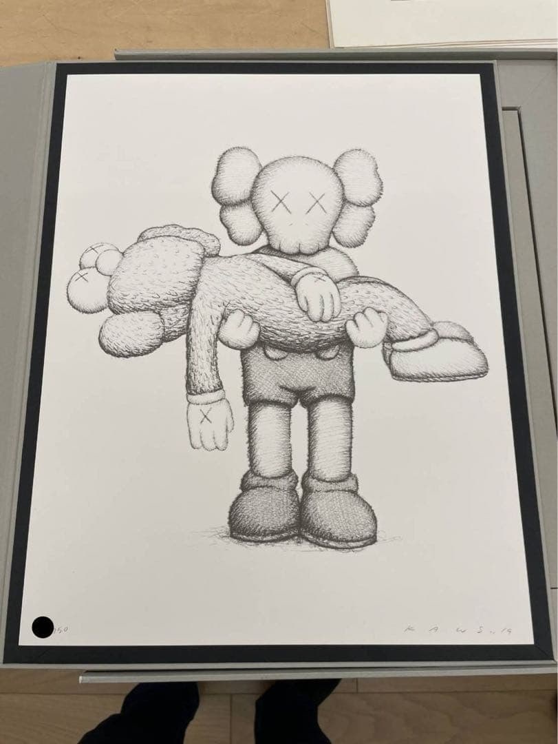 KAWS Signed Companion Box Set NGV Ltd Ed 750 Screenprint 2019 (1 of 7)