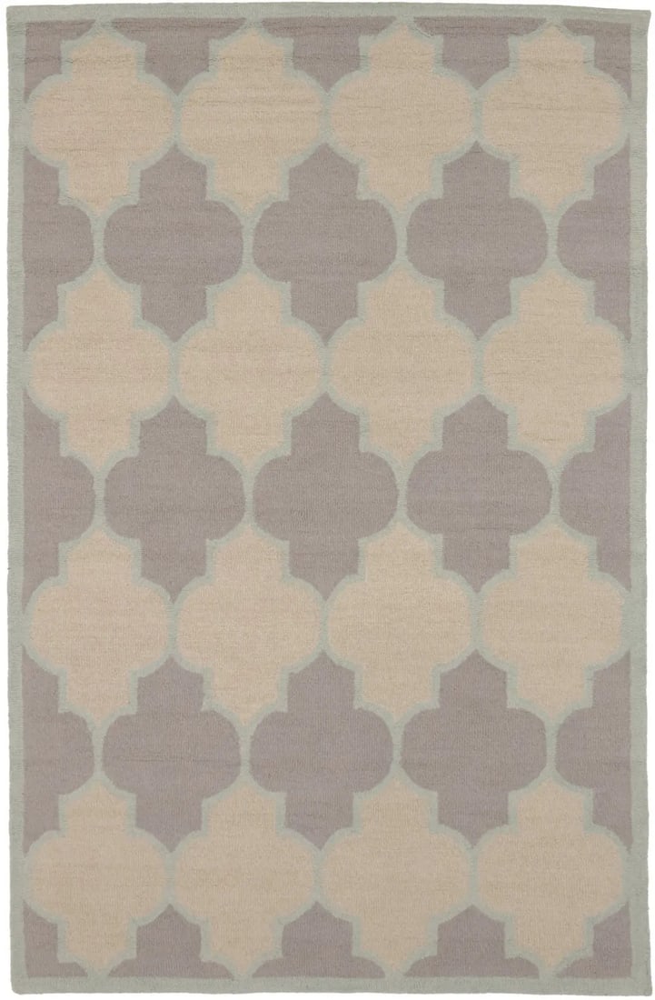 Hand-Tufted Modern Rug Multicolored 5X8 Trellis Design Studio Decor Carpet Hand-Knotted: Hand-Tufted Modern Rug Multicolored 5X8 Trellis Design Studio Decor Carpet Hand-Knotted Hand-Tufted Modern Rug in Multicolored Trellis Design. This 5x8' rectangle features a unique, high-pile trellis 