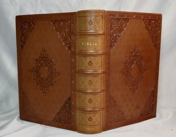1545 Robert Estienne Latin Bible Vulgate Zurich Parallel Paris Renaissance (1 of 10)