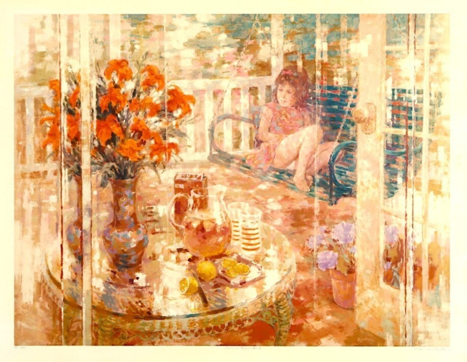 Harrison Rucker Summers Remembered Signed Lithograph Girl Interior Impressionist: Harrison Rucker Summers Remembered Signed Lithograph Girl Interior Impressionist Item Specifics: Artist: Harrison Rucker Unit Of Sale: Single Piece Signed By: Harrison Rucker Image Orientation: Portra