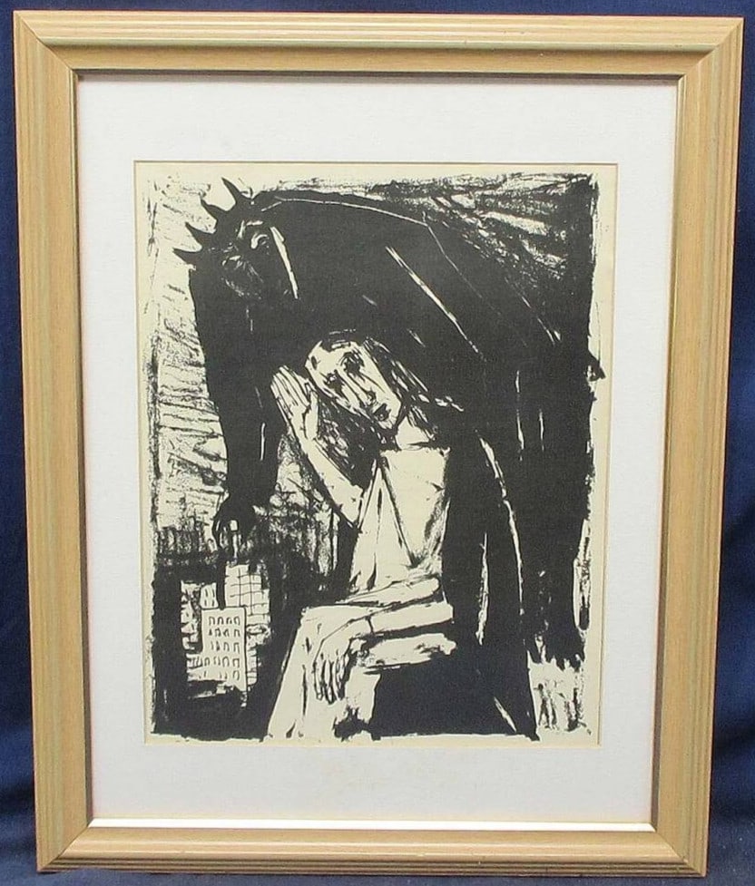 Dix Otto Lithograph Evangelium nach Matthaus German Art (1 of 9)