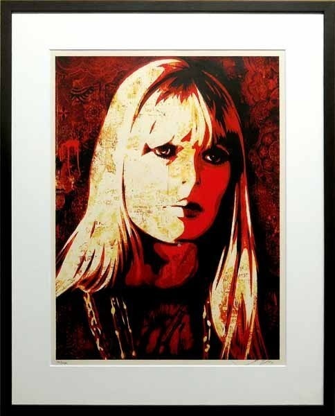 OBEY Signed Nico Framed Street Art 72/ 450 Shepard Fairey (1 of 4)