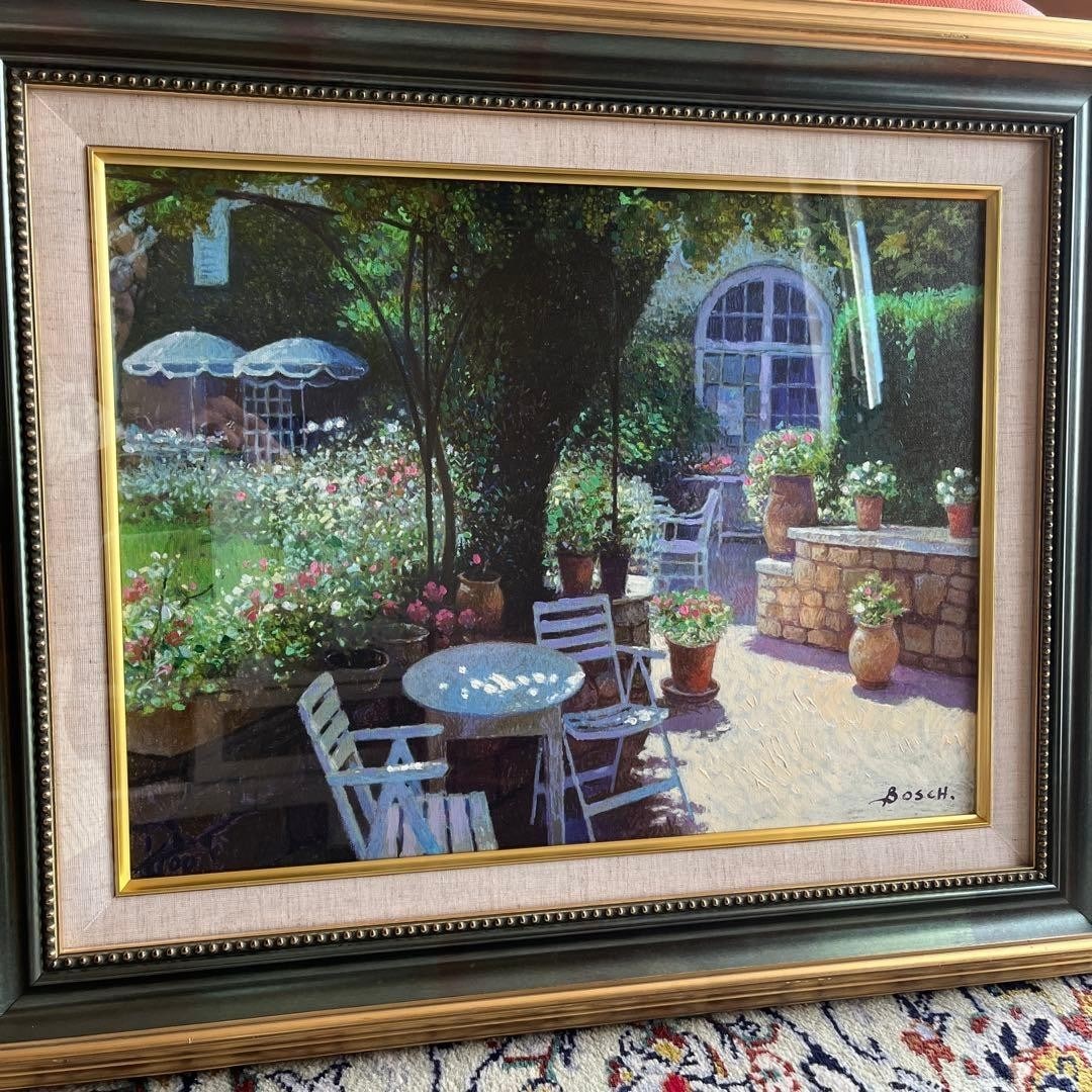 Spanish Oil Painting Garden Mediterranean Framed Signed Francisco Bosch: Spanish Oil Painting Garden Mediterranean Framed Signed Francisco Bosch Item Specifics: Artist: Francisco Bosch Unit Of Sale: Single Piece Signed By: Francisco Bosch Signed: Yes Size: Large Material: 