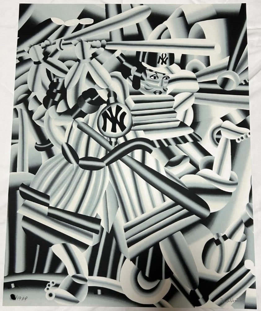 Geoffrey Bouillot Yankee Samurai 2022 Screenprint Hand Signed Ed.10 Pop Art Ba: Geoffrey Bouillot Yankee Samurai 2022 Screenprint Hand Signed Ed.10 Pop Art Ba Item Specifics: Artist: Geoffrey Bouillot Signed By: Geoffrey Bouillot Image Orientation: Portrait Size: Medium Signed: Y