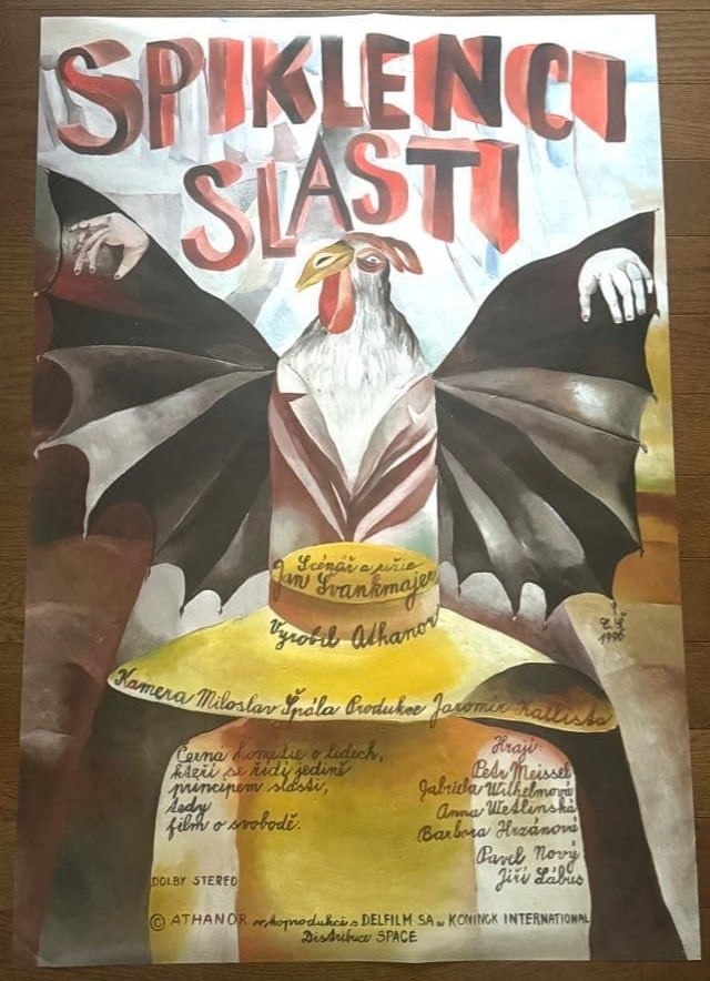 Czech Poster Spiklenci Jan Svankmajer 1996 Surreal Film Original (1 of 3)