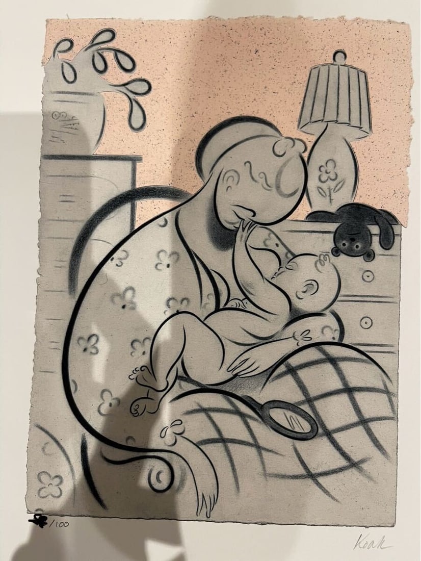 Perrotin Ed Signed Pigment Print Mother Child Archival: Perrotin Ed Signed Pigment Print Mother Child Archival Item Specifics: Unit Of Sale: Single Piece Artist: KOAK Signed By: KOAK Image Orientation: Portrait Size: Medium Signed: Yes Material: Paper Fram