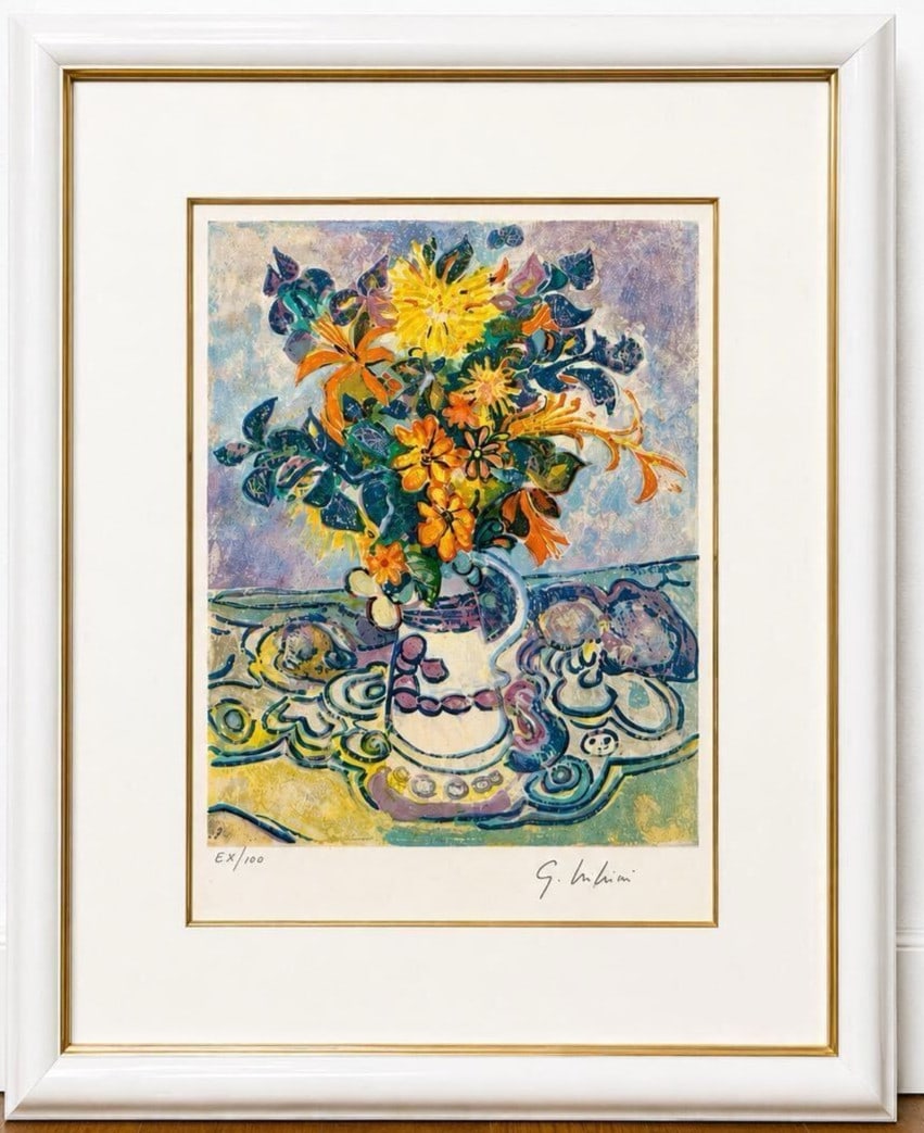 Vieillevie Gerard Bouquet Fleurs Lithograph Signed Framed 166: Vieillevie Gerard Bouquet Fleurs Lithograph Signed Framed 166 Item Specifics: Artist: Gerard Vieillevie Unit Of Sale: Single Piece Signed By: Gerard Vieillevie Image Orientation: Portrait Size: Medium