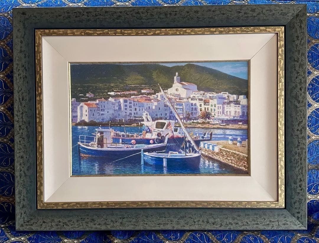 Original Spanish Harbor Oil Pastel Painting Signed Francisco Bosch Cadaques: Original Spanish Harbor Oil Pastel Painting Signed Francisco Bosch Cadaques Item Specifics: Artist: Francisco Bosch Unit Of Sale: Single Piece Signed By: Francisco Bosch Signed: Yes Size: Medium Mater