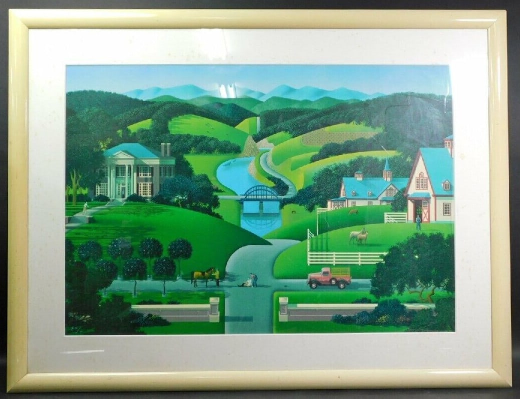 Buckels Jim Trouble at Walnut Ridge Original Lithograph Print Signed Framed (1 of 10)