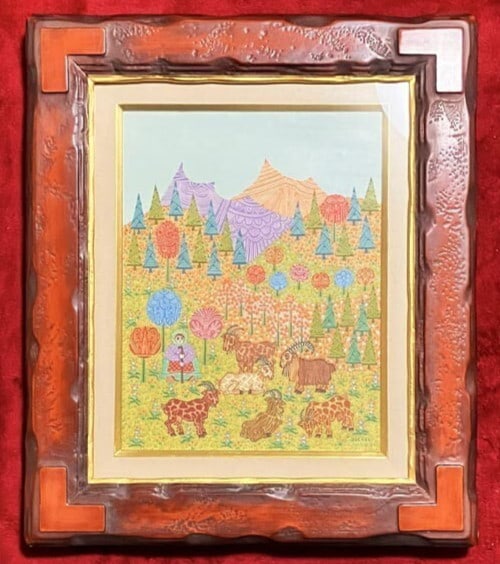 Animal painting folk naive original signed by Marie-France Avenel: Animal painting folk naive original signed by Marie-France Avenel Item Specifics: Unit Of Sale: Single Piece Artist: Marie-France Avenel Signed By: Marie-France Avenel Size: Medium Signed: Yes Period: