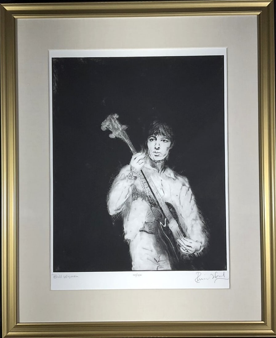 Rolling Stones Art Ronnie Wood Etching Drypoint Bill Signed 110/ 150: Rolling Stones Art Ronnie Wood Etching Drypoint Bill Signed 110/ 150 Item Specifics: Artist: Ronnie Wood Unit Of Sale: Single Piece Signed By: Ronnie Wood Image Orientation: Portrait Signed: Yes Size: