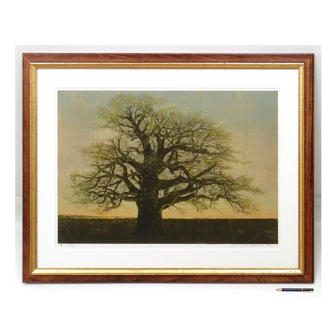 Woodblock Print Signed Dawn Landscape Original Japan Tree 1977: Woodblock Print Signed Dawn Landscape Original Japan Tree 1977 Item Specifics: Unit Of Sale: Single Piece Artist: HOSHI JOICHI Joichi Hoshi Signed By: HOSHI JOICHI Image Orientation: Landscape Size: L