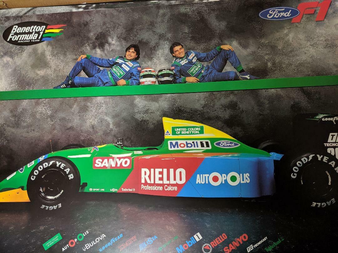 Poster Benetton Ford F1 Racing Team with Frame (1 of 2)