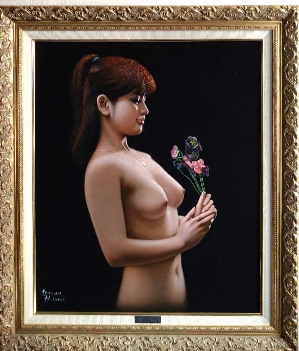 Tomoki Hitomi Nude Woman Velvet Oil Painting Japanese Realism Figure Art: Tomoki Hitomi Nude Woman Velvet Oil Painting Japanese Realism Figure Art Item Specifics: Artist: Tomoki Hitomi Unit Of Sale: Single Piece Signed By: Tomoki Hitomi Signed: Yes Size: Medium Material: Ve