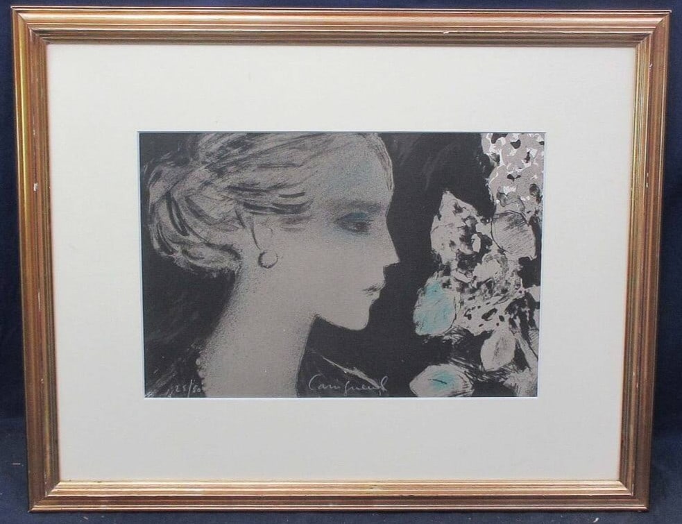 Jean Pierre Cassigneul Lithograph Catherine Signed Ed 25/ 50 Portrait Framed: Jean Pierre Cassigneul Lithograph Catherine Signed Ed 25/ 50 Portrait Framed Item Specifics: Unit Of Sale: Single Piece Artist: Jean Pierre Cassigneul Signed By: Jean Pierre Cassigneul Image Orientati