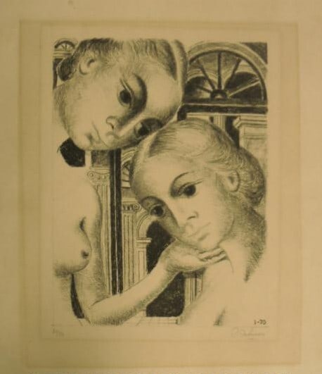 Paul DELVAUX ED70 s/ n Original Lithography "Les Pompeiennes" 1970: Paul DELVAUX ED70 s/ n Original Lithography "Les Pompeiennes" 1970 Item Specifics: Size: Large Artist: Paul DELVAUX Production Technique: Lithography Framing: Framed Style: illusions Material: Paper T