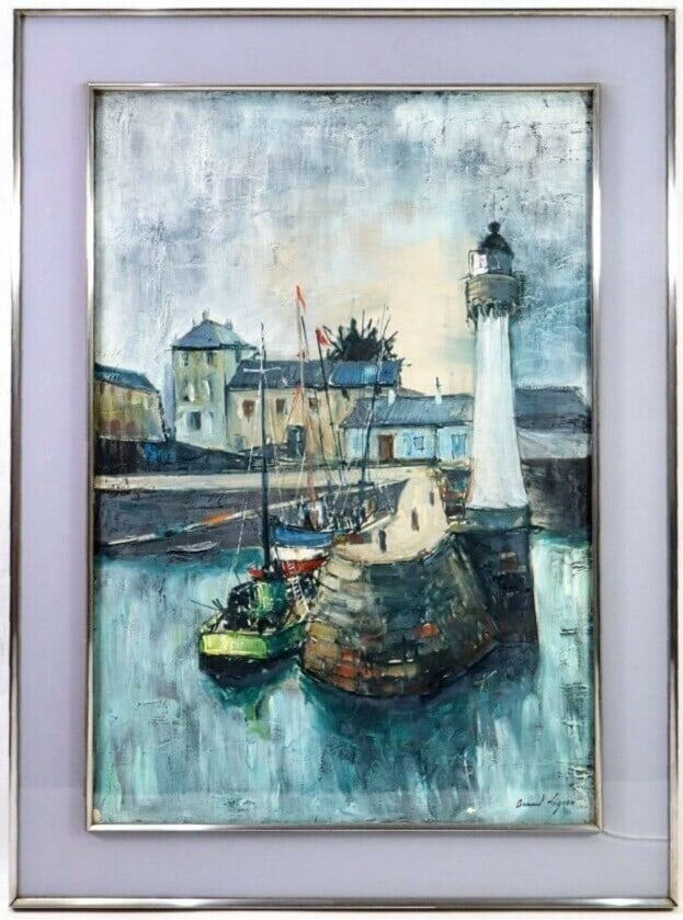 Bernard Lignon Signed Original Painting Oil on Canvas Framed Port: Bernard Lignon Signed Original Painting Oil on Canvas Framed Port Item Specifics: Artist: Bernard Lignon Signed By: Bernard Lignon Signed: Yes Size: Medium Material: Canvas Framing: Framed Region Of O