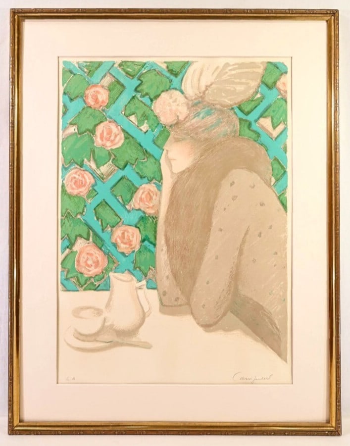 Lithograph Woman of Roses in Garden by Jean Pierre Cassigneul Signed EA French Art: Lithograph Woman of Roses in Garden by Jean Pierre Cassigneul Signed EA French Art Item Specifics: Unit Of Sale: Single Piece Artist: Jean Pierre Cassigneul Signed By: Jean Pierre Cassigneul Image Ori
