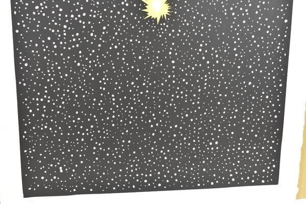 Joshua Vides Original Silkscreen "Exploding Planet" Signed Numbered - 5