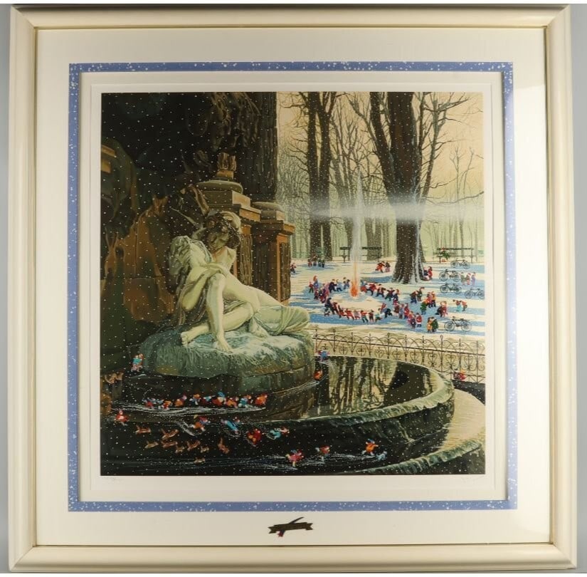HIRO YAMAGATA Signed Original Silkscreen print "Children's Snow Festival": HIRO YAMAGATA Signed Original Silkscreen print "Children's Snow Festival" Item Specifics: Unit Of Sale: Single Piece Artist: Hiro Yamagata Signed By: Hiro Yamagata Image Orientation: Landscape Size: L