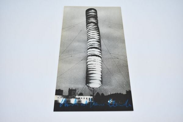 Christo Signed Postcard 23 x 12 cm (9 x 4.7 inches) Wrapped Objects (1 of 6)