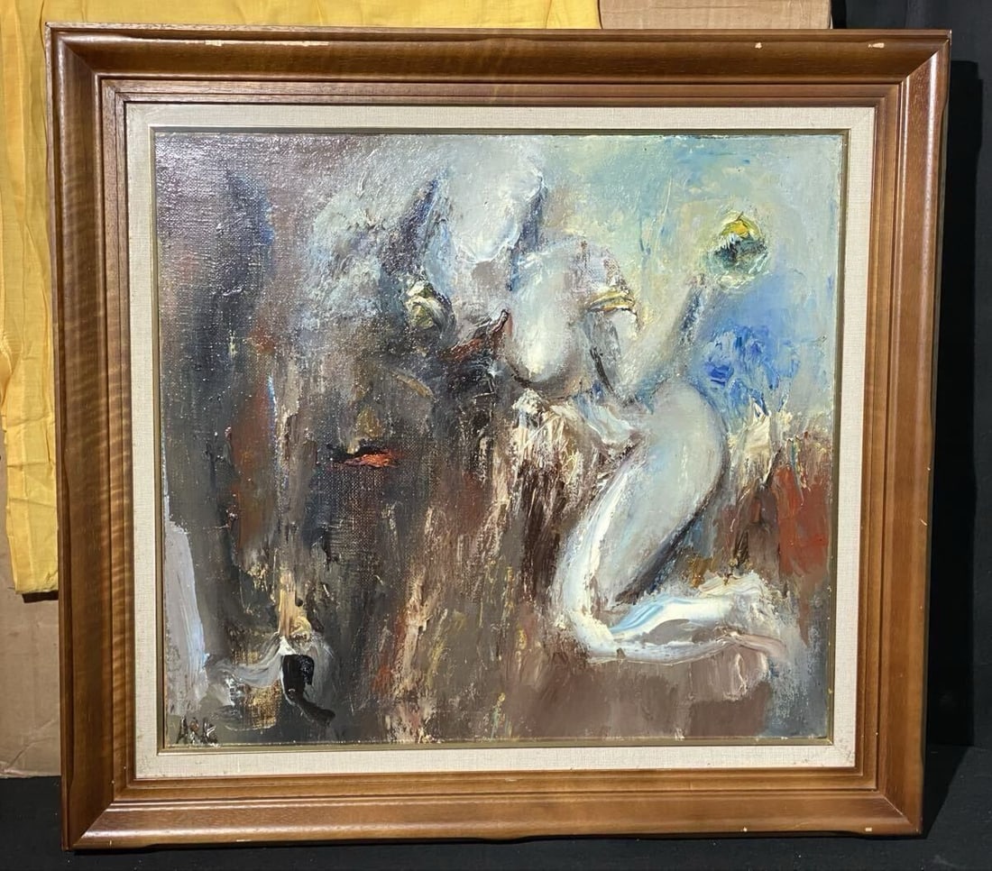 Vladimir Ivaniv Abduction Europa Oil Painting 1985 Signed Framed Uklaine (1 of 10)