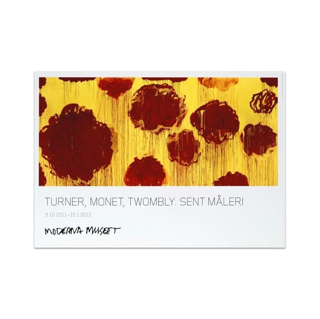 Original poster for the Cy Twombly exhibition - Untitled (Blooming) 2007... (1 of 1)