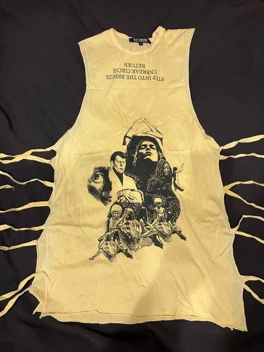 Raf Simons Religious Period Tank Top 2004 S/ S Collection Used Very Rare: Raf Simons Religious Period Tank Top 2004 S/ S Collection Used Very Rare Item Specifics: Brand: Raf Simons Fit: Classic Size Type: Regular Type: Tank Top Sleeve Length: Sleeveless Size: 46 Color: Beig