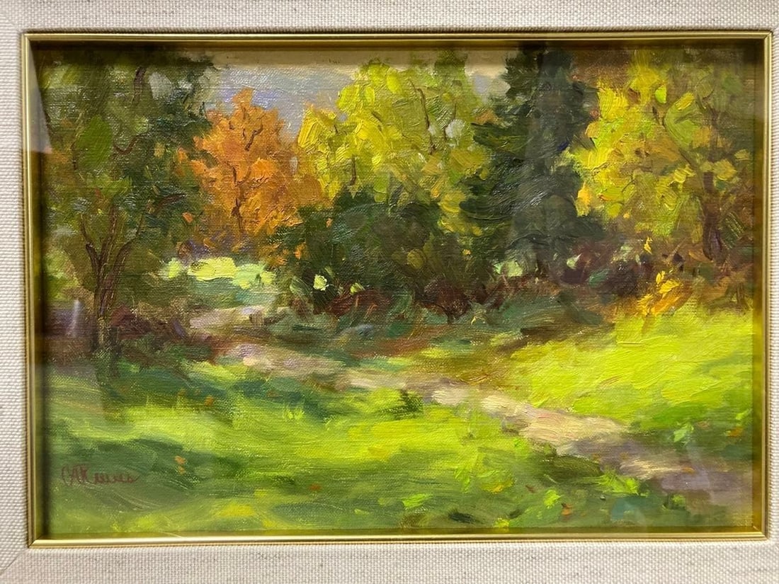 Vermont Fall in Landscape Oil Painting American Signed Carlene (1 of 10)