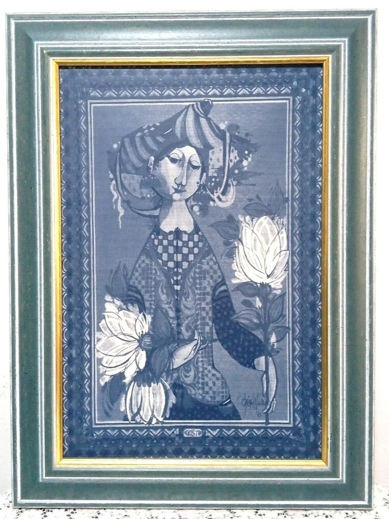 Woman flowers Danish Bjorn Wiinblad Ceramic Tivoli Art 30x45cm: Woman flowers Danish Bjorn Wiinblad Ceramic Tivoli Art 30x45cm Item Specifics: Artist: Bjorn Wiinblad Unit Of Sale: Single Piece Signed By: Bjorn Wiinblad Image Orientation: Portrait Size: Medium Mate