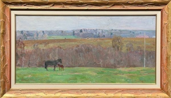 Russian Oil Painting Horses Original Soviet 1974 First Spring Nikolai Novikov: Russian Oil Painting Horses Original Soviet 1974 First Spring Nikolai Novikov Item Specifics: Unit Of Sale: Single Piece Artist: Nikolai Fyodorovich Novikov Signed By: Nikolai Fyodorovich Novikov Sign