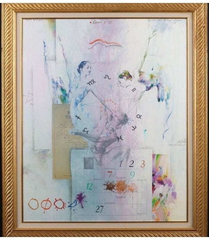 Michael Gorban Signed Original Oil Painting Calendar Ballet Zodiac Framed Art: Michael Gorban Signed Original Oil Painting Calendar Ballet Zodiac Framed Art Item Specifics: Artist: Michael Gorban Unit Of Sale: Single Piece Signed By: Michael Gorban Signed: Yes Size: Large Materi