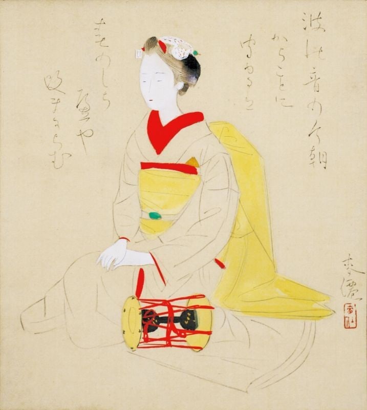 Bakusen Woodblock Print Japanese Antique Art Maiko Geisha Tsuchida: Bakusen Woodblock Print Japanese Antique Art Maiko Geisha Tsuchida Item Specifics: Artist: Tsuchida Bakusen Subject: Maiko Material: Paper Style: Japanese Year Of Production: 2010 Product Disclaimer: 