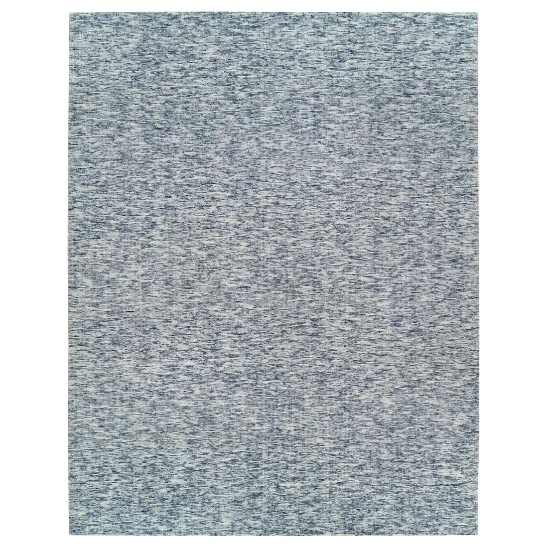 Blue Wool Rug Modern Striae Loomed Oversized Hand Blue 12'2"x15 (1 of 12)