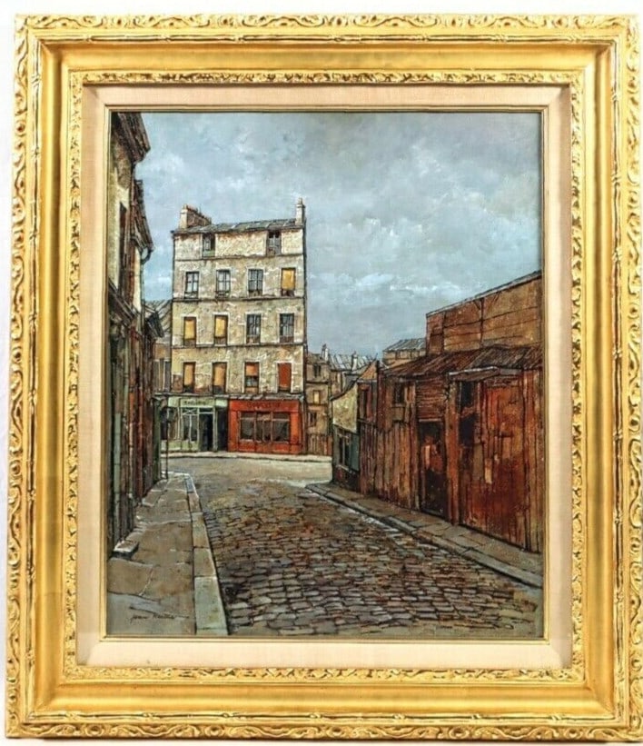 Keime Jean - Mnilmontant Original Painting Oil on Canvas Framed (1 of 9)