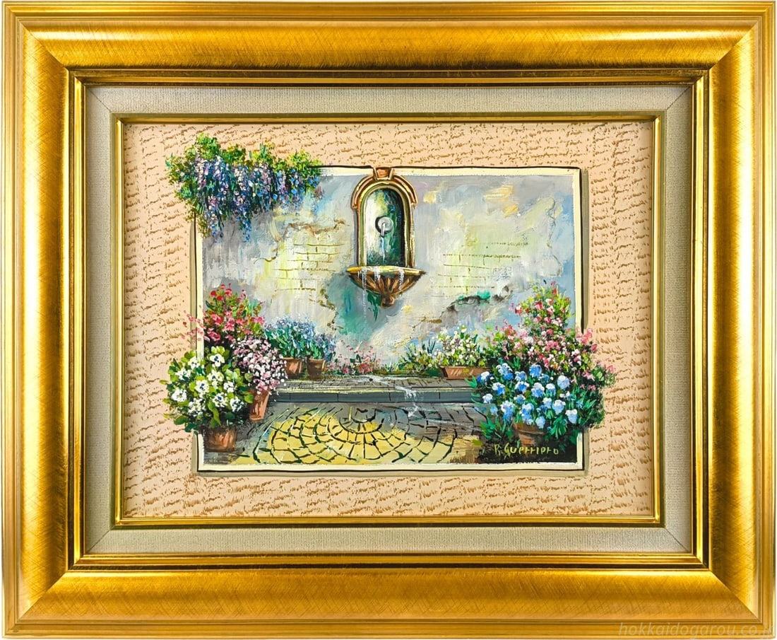 Rocco Guerriero Small Fountain Signed Original Oil Painting Framed Italy: Rocco Guerriero Small Fountain Signed Original Oil Painting Framed Italy Item Specifics: Artist: Rocco Guerriero Unit Of Sale: Single Piece Signed By: Rocco Guerriero Signed: Yes Size: Small Material: