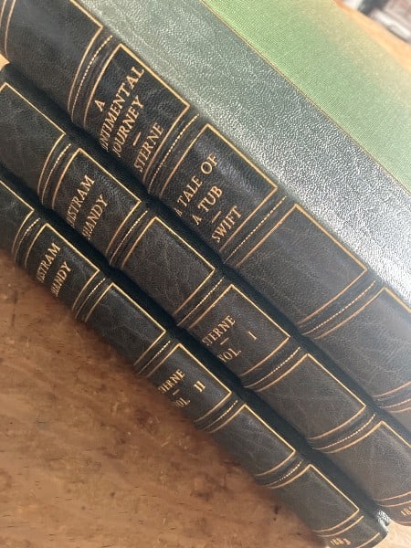 1882 Rare Ltd 150 Tristram Shandy Sentimental Journey Swift Asprey Binding 3v: 1882 Rare Ltd 150 Tristram Shandy Sentimental Journey Swift Asprey Binding 3v Item Specifics: Artist: Edmond Hdouin & Benjamin Damman Subject: Antiquarian Books & Deluxe Fine Bindings Material: Paper 