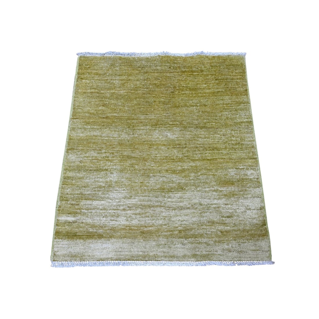 Hand Knotted Ghazni Wool Mat Green Square Pattern Solid Plain 2'10" 2'10: Hand Knotted Ghazni Wool Mat Green Square Pattern Solid Plain 2'10" 2'10 Hand-knotted in traditional Ghazni wool, this solid green square-patterned rug boasts a timeless, modern design. Made from high