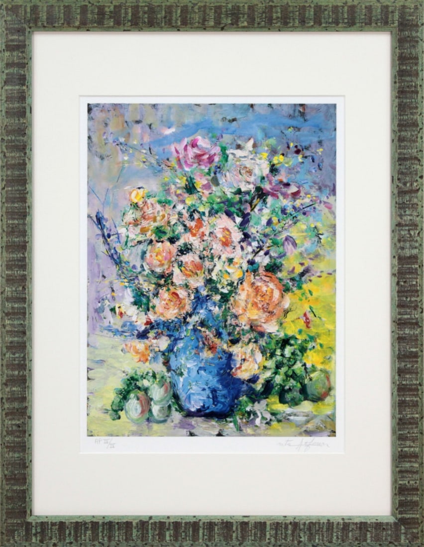 Original Lithograph Still Life Pencil Bouquet of Flowers Signed Rita Asfour: Original Lithograph Still Life Pencil Bouquet of Flowers Signed Rita Asfour Item Specifics: Artist: Rita Asfour Unit Of Sale: Single-Piece Work Image Orientation: Portrait Size: Medium Material: Litho
